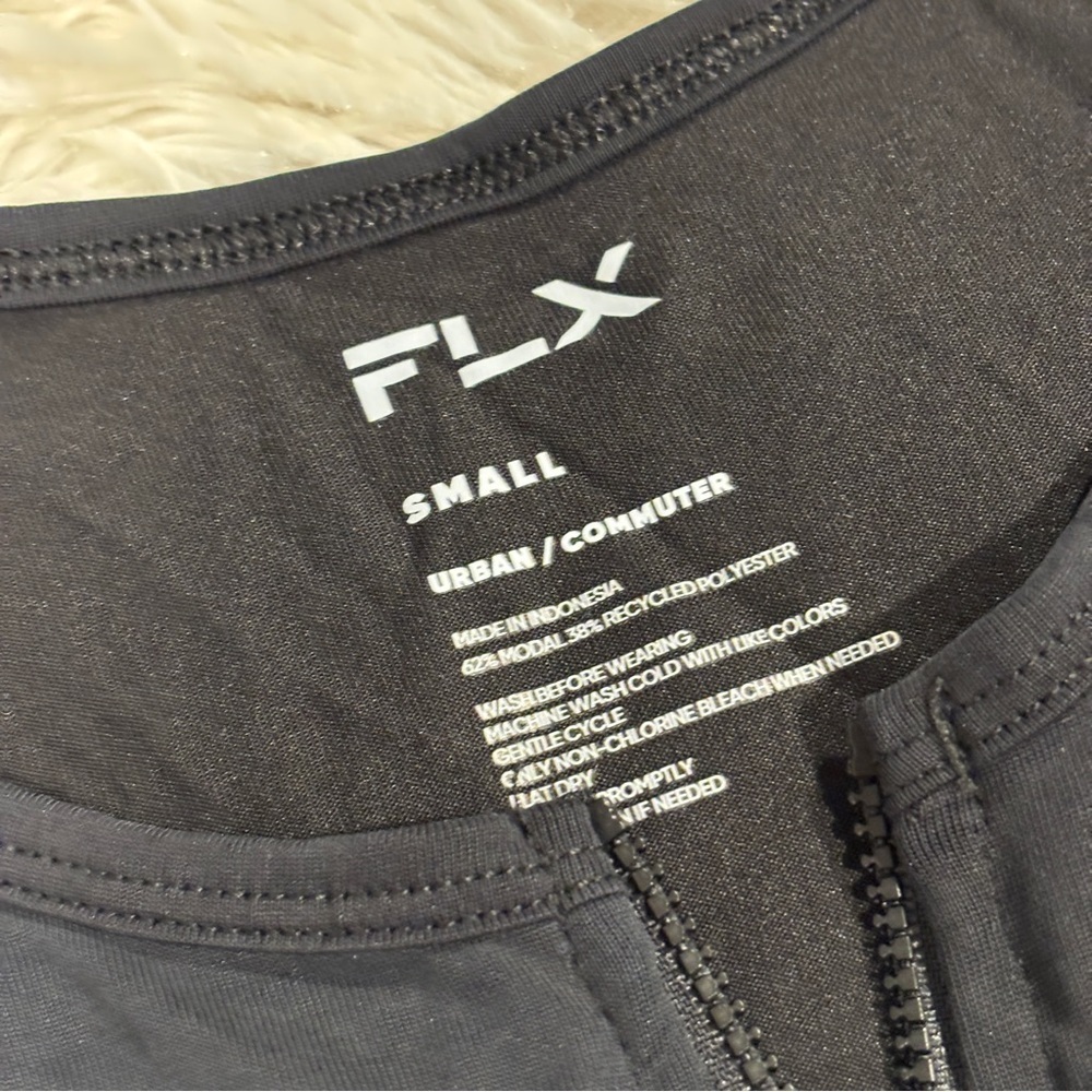 FLX Commuter Zip Front Dress with Pockets Black womans size 1X - Picture 5 of 9